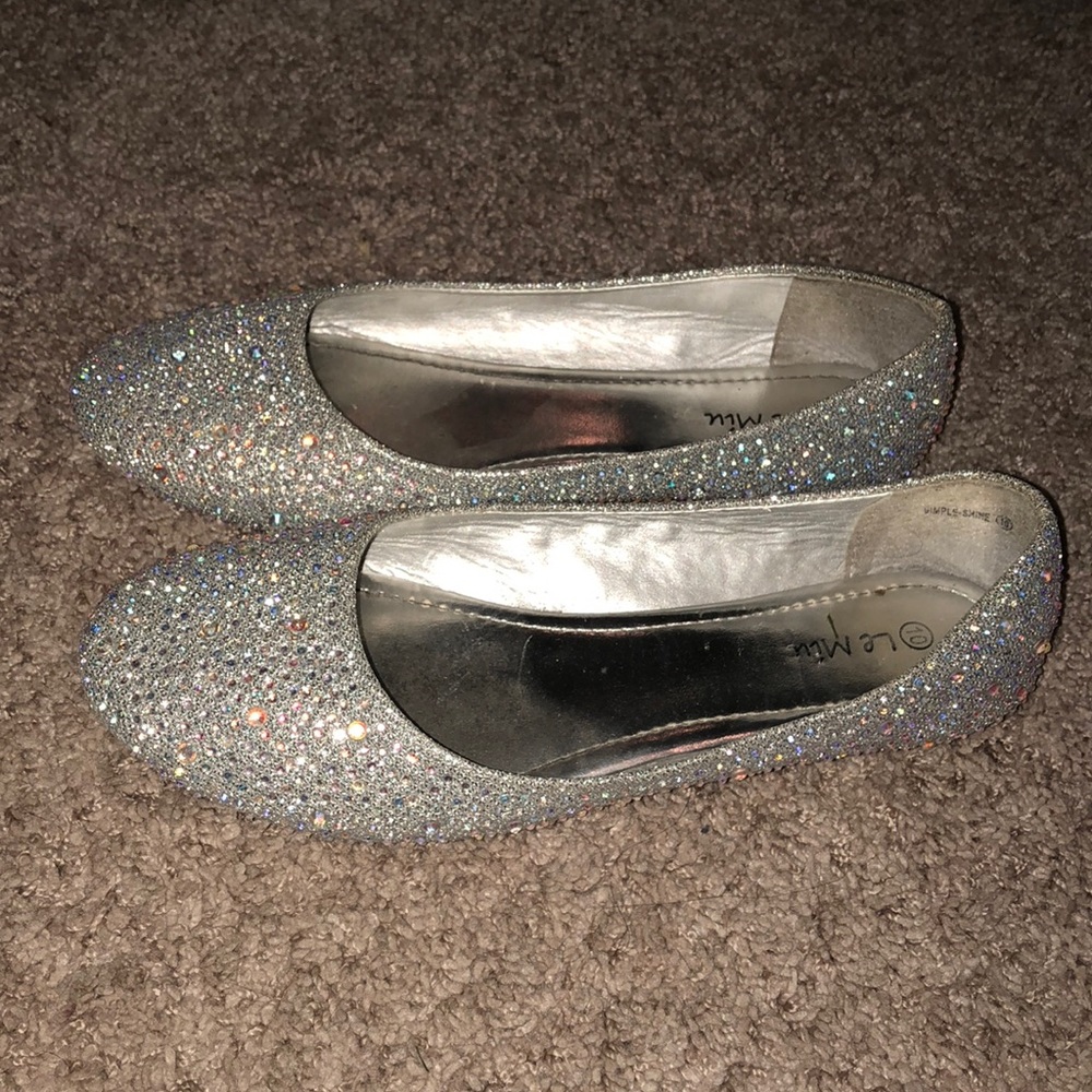 Sparkly flats